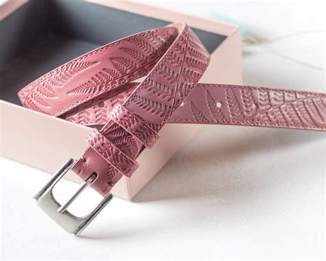pink luxury belts